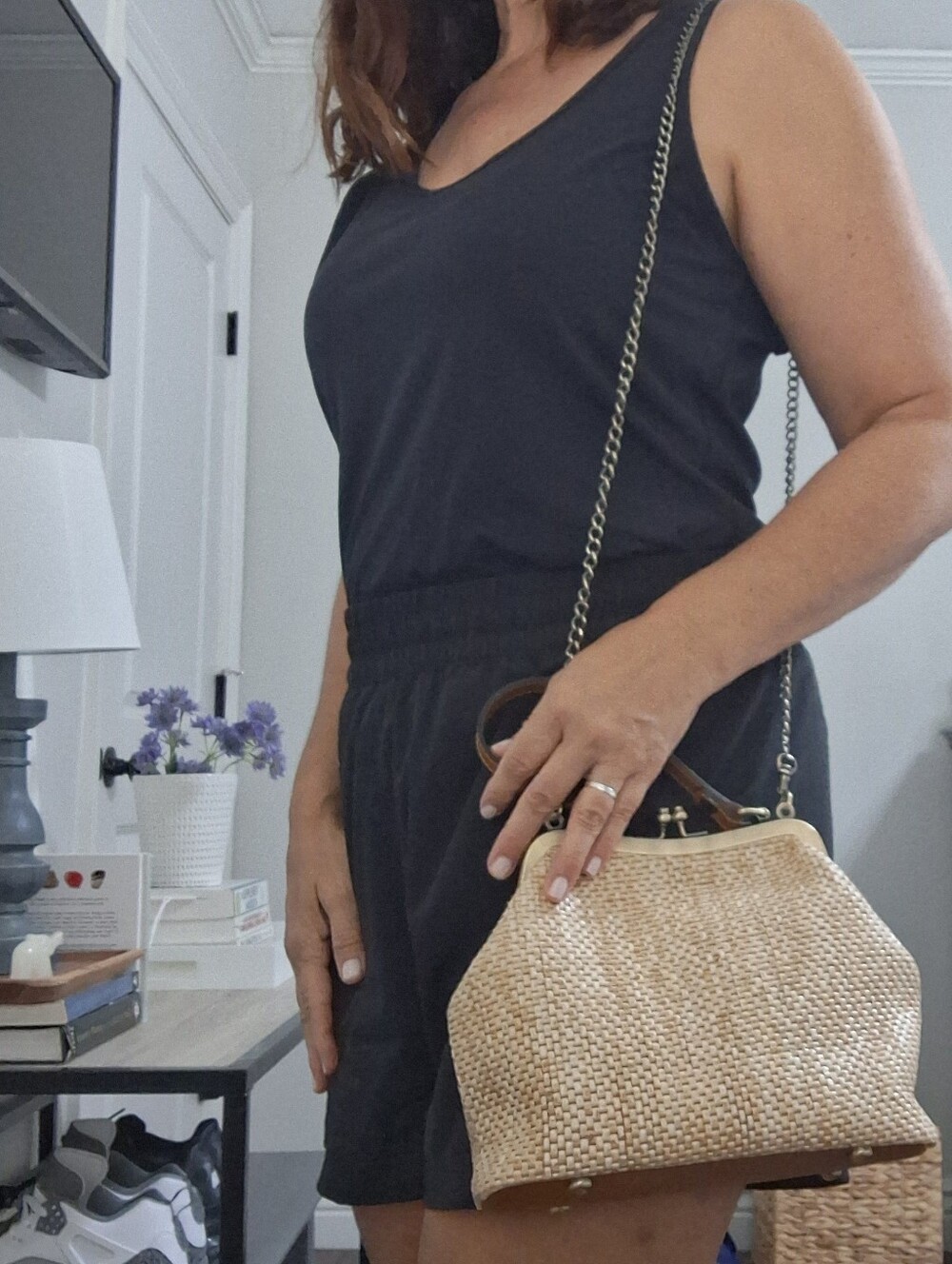 Patricia Nash Straw Woven Tote Bag - Picture 5 of 7